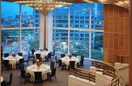 Dining Room with City View