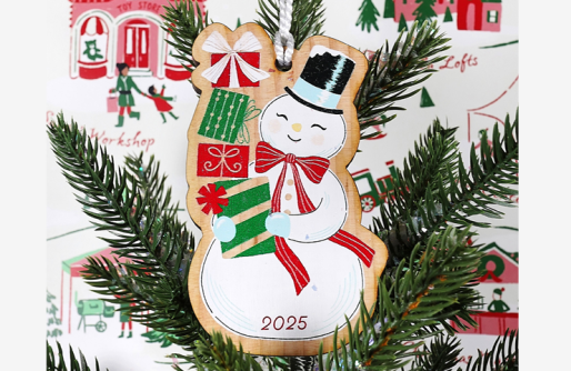 2025 Mayor's Christmas Tree Ornament, "Sweet Snowman"