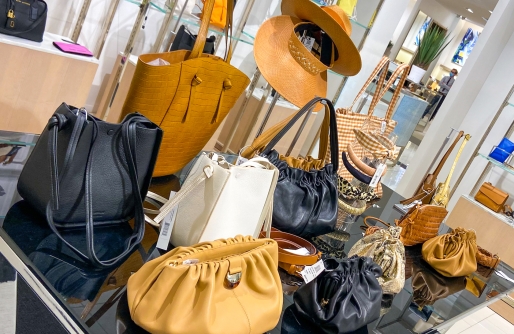 Purse Display in Halls